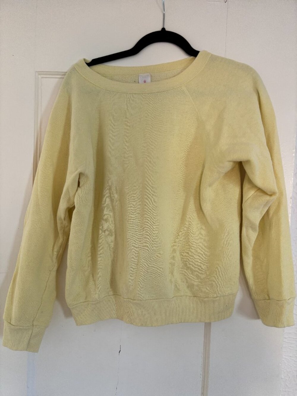 Vintage Yellow Crewneck Sweatshirt